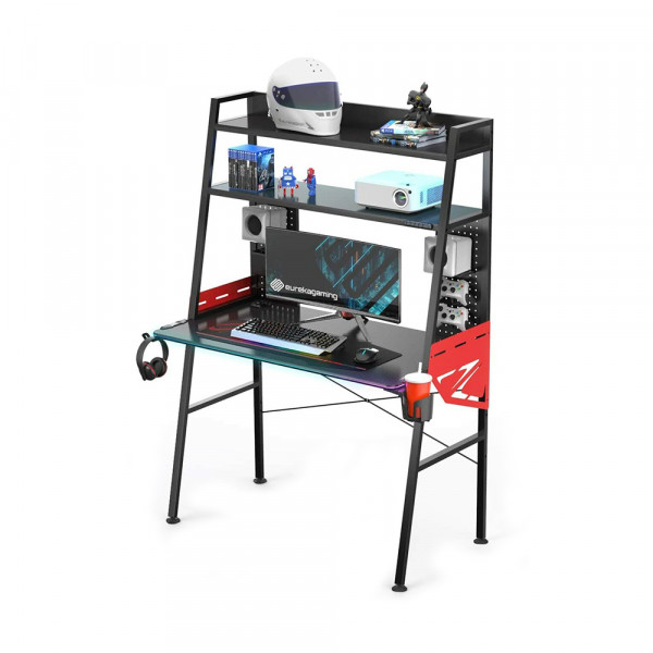 Eureka Ergonomic MGD-02 Gaming Ladder Desk w/ Pegboard  